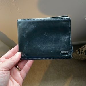 Men’s Black Leather Coach Wallet